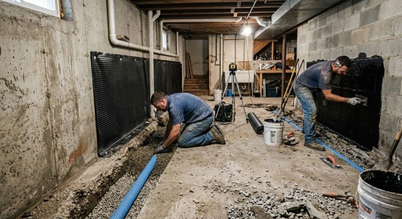 Basement Walls Waterproofing in Tampa, FL