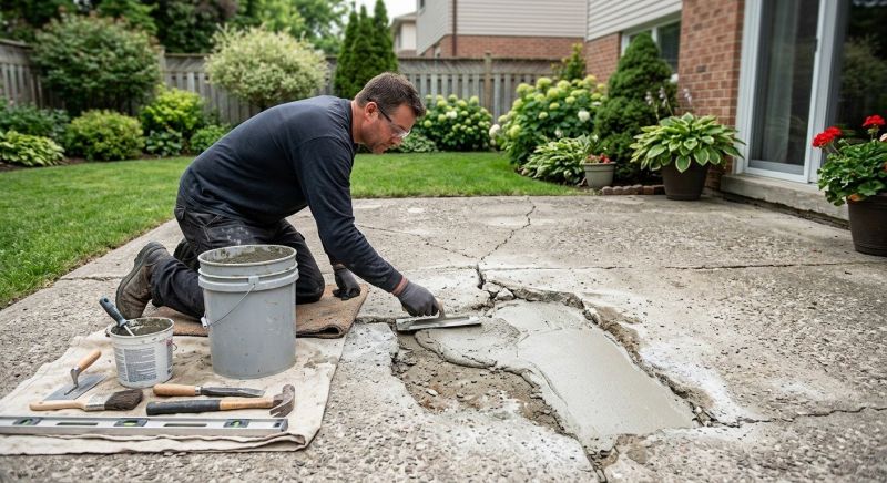 Cement Patio Repair in Corpus Christi, TX