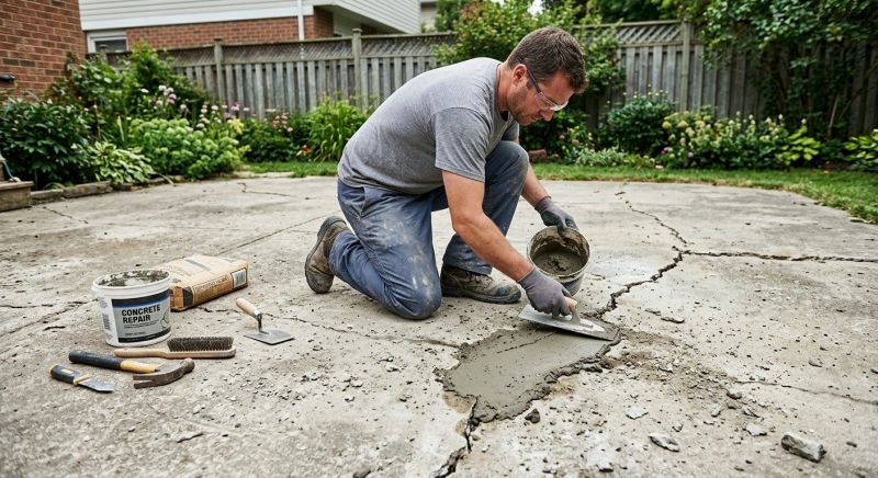 Concrete Patio Repair in Albany, NY