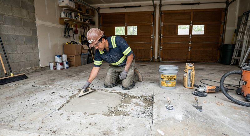 Concrete Spalling Repair in West Des Moines, IA