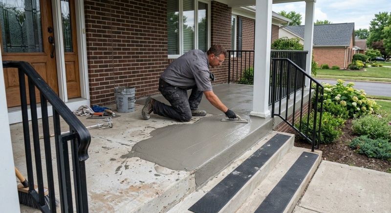 Concrete Stairs Resurfacing in West Des Moines, IA