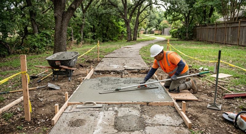 Entryway Concrete Repair in Miami Dade County, FL
