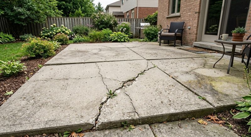 Patio Slab Repair in Albany, NY
